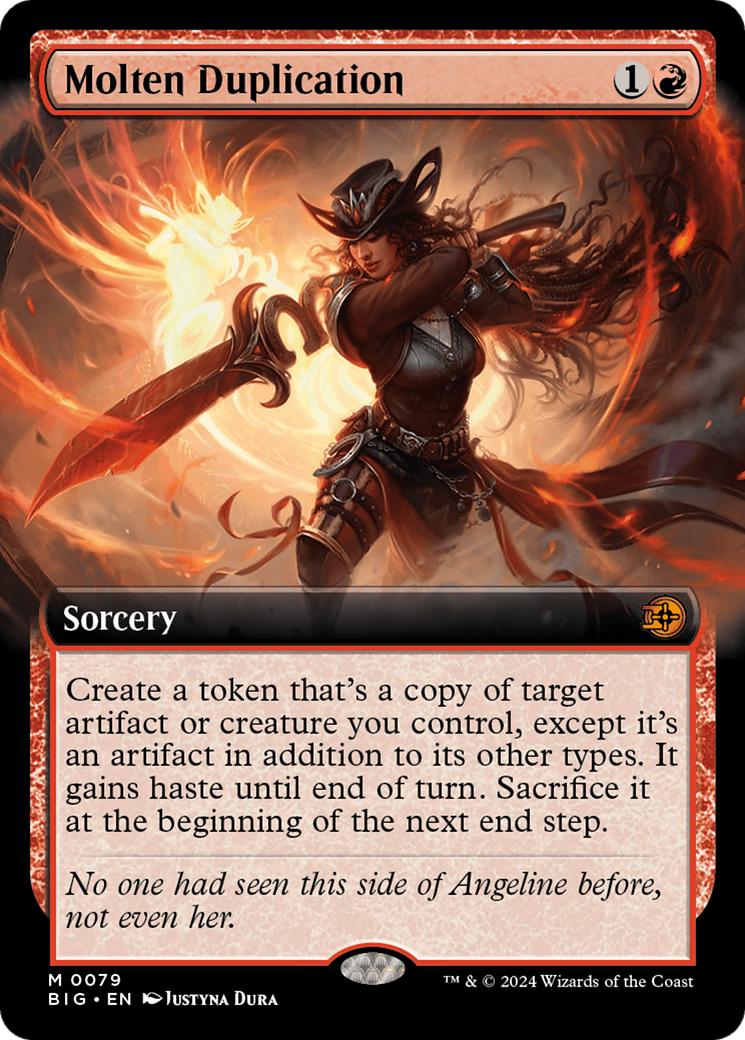 Molten Duplication (BIG-079) - [The Big Score]: (Extended Art) Foil