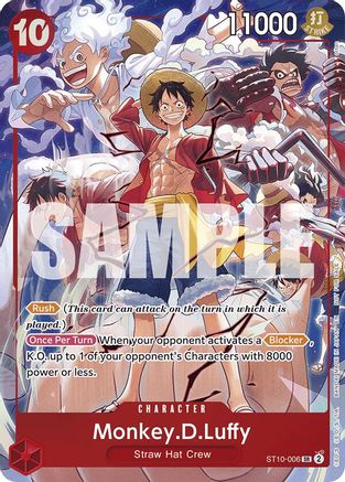 Monkey.D.Luffy (One Piece Day Dallas 2025) (ST10-006) - One Piece Promotion Cards