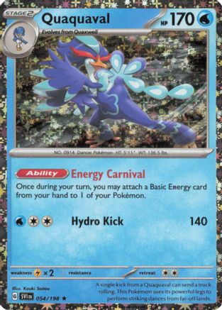 Quaquaval (Sparkle Holo) (54/198) [Miscellaneous Cards & Products] Holofoil