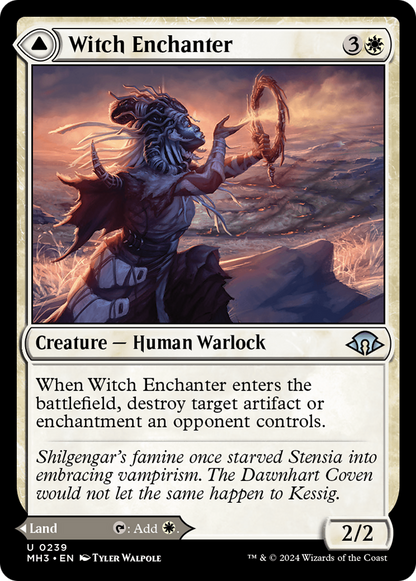 Enchanteur de sorcière // Prairie bénie par la sorcière (MH3-239) - [Modern Horizons 3] Foil 