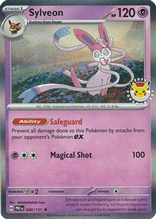 Sylveon — 040/131 (Pokemon Day) 40 - [Miscellaneous Cards & Products] Holofoil