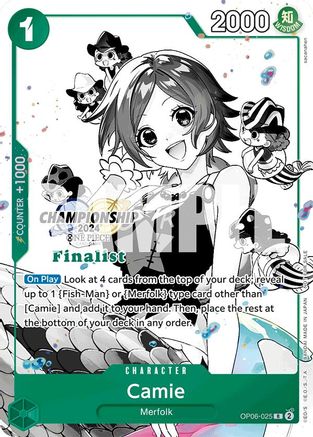 Camie (Championship 2024 Finalist Card Set Vol. 2) (OP06-025) - One Piece Promotion Cards
