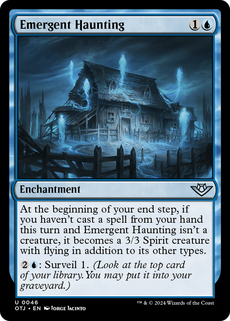 Emergent Haunting (OTJ-046) - [Outlaws of Thunder Junction] Foil