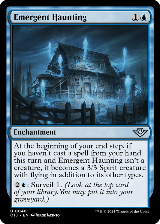 Emergent Haunting (OTJ-046) - [Outlaws of Thunder Junction] Foil