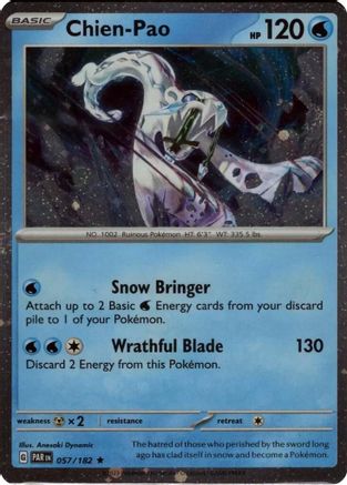 Chien-Pao - 057/182 (Cosmos Holo) 57 - [Miscellaneous Cards & Products] Holofoil