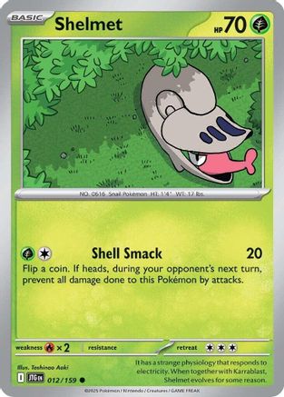 Shelmet 12/159 - [SV09 Journey Together] Reverse Holofoil