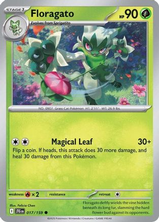 Floragato 17/159 - [SV09 Journey Together] Reverse Holofoil