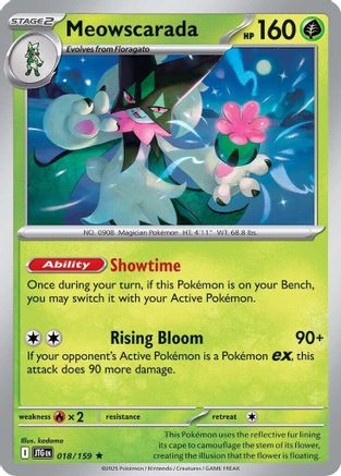 Meowscarada 18/159 - [SV09 Journey Together] Reverse Holofoil