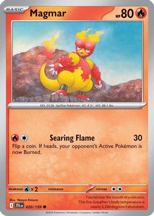 Magmar 20/159 - [SV09 Journey Together] Reverse Holofoil