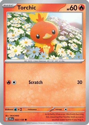 Torchic 22/159 - [SV09 Journey Together] Reverse Holofoil