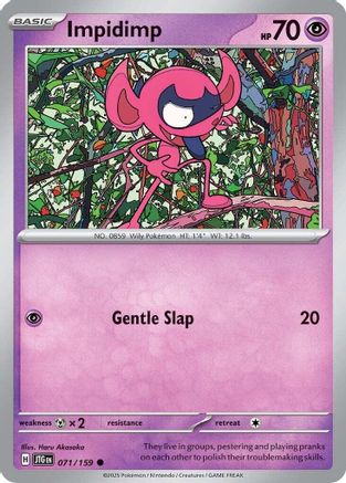 Impidimp 71/159 - [SV09 Journey Together] Reverse Holofoil