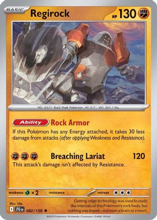 Regirock 82/159 - [SV09 Journey Together] Reverse Holofoil