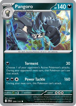 Pangoro 99/159 - [SV09 Journey Together] Reverse Holofoil