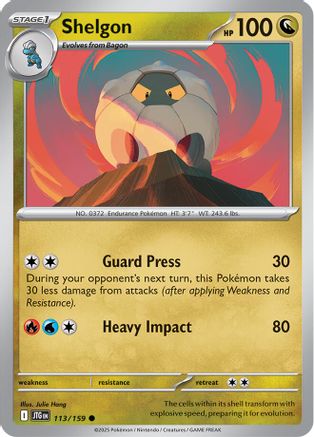Shelgon 113/159 - [SV09 Journey Together] Reverse Holofoil