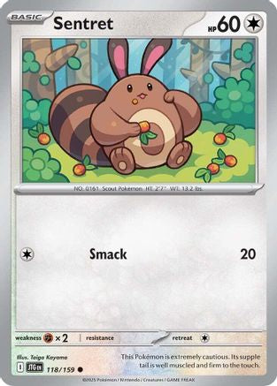 Sentret 118/159 - [SV09 Journey Together] Reverse Holofoil