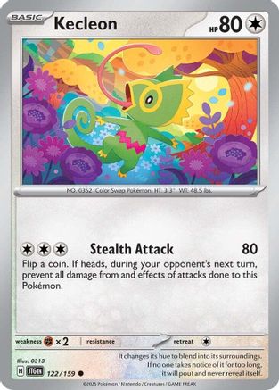 Kecleon 122/159 - [SV09 Journey Together] Reverse Holofoil