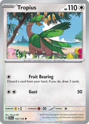 Tropius 123/159 - [SV09 Journey Together] Reverse Holofoil