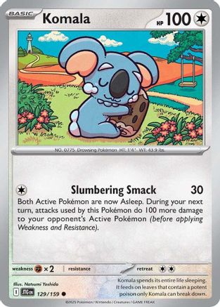 Komala 129/159 - [SV09 Journey Together] Reverse Holofoil