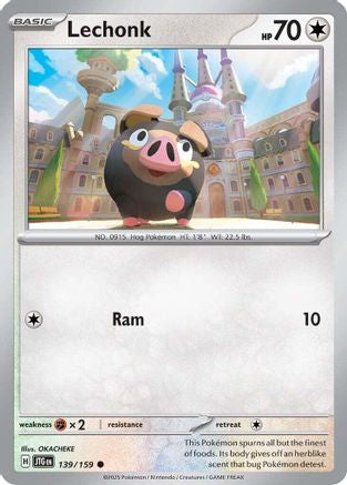 Lechonk 139/159 - [SV09 Journey Together] Reverse Holofoil