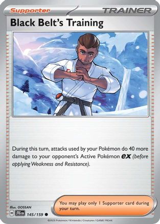 Black Belt's Training - 145/159 - [SV09 Journey Together] Reverse Holofoil