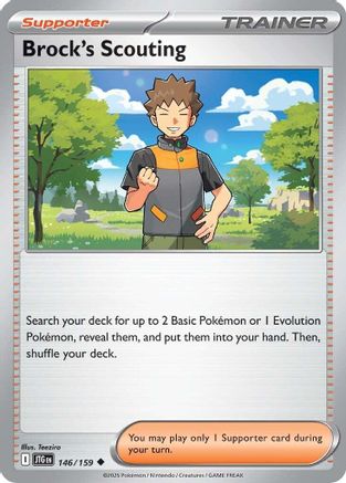 Brock's Scouting - 146/159 - [SV09 Journey Together] Reverse Holofoil