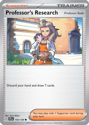 Professor's Research 155/159 - [SV09 Journey Together] Reverse Holofoil