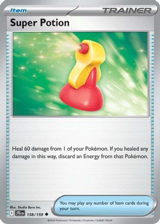 Super Potion 158/159 - [SV09 Journey Together] Reverse Holofoil
