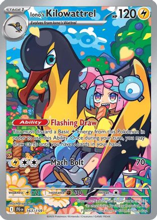 Iono's Kilowattrel - 163/159 - [SV09 Journey Together]