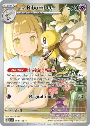 Lillie's Ribombee - 164/159 - [SV09 Journey Together] Holofoil