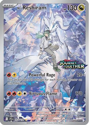 N's Reshiram - 167/159 (Journey Together Stamped) - [SV09 Journey Together] Holofoil
