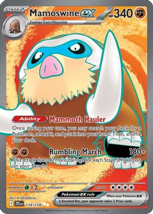 Mamoswine ex - 174/159 - [SV09 Journey Together] Holofoil