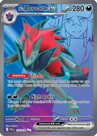 N's Zoroark ex - 175/159 - [SV09 Journey Together] Holofoil