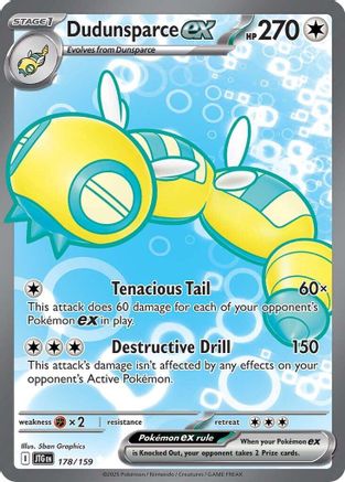 Dudunsparce ex - 178/159 - [SV09 Journey Together] Holofoil