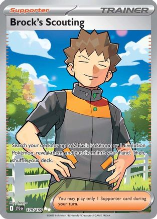 Brock's Scouting - 179/159 - [SV09 Journey Together]