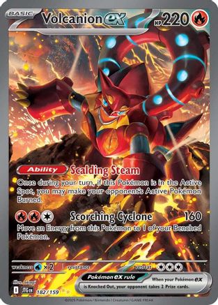 Volcanion ex - 182/159 - [SV09 Journey Together]