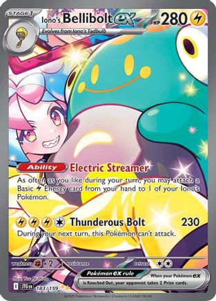 Iono's Bellibolt ex - 183/159 - [SV09 Journey Together] Holofoil