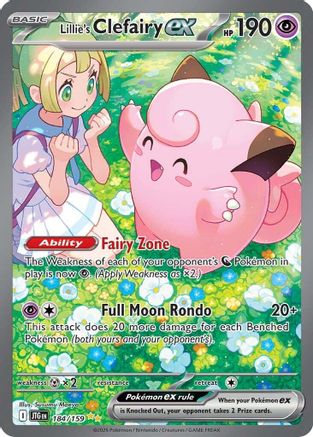 Lillie's Clefairy ex - 184/159 - [SV09 Journey Together] Holofoil