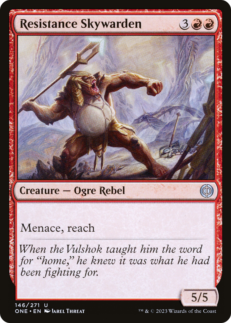 Resistance Skywarden (ONE-146) - [Phyrexia: All Will Be One] Foil