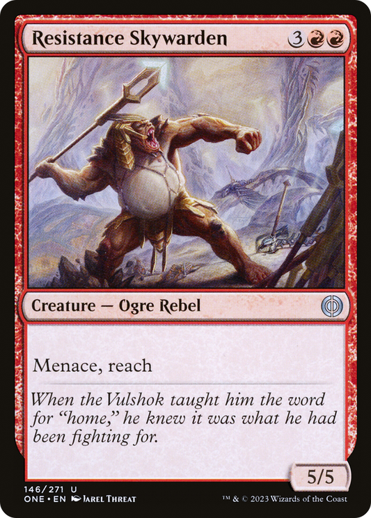 Resistance Skywarden (ONE-146) - [Phyrexia: All Will Be One] Foil