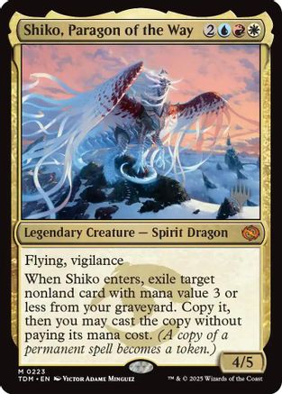 Shiko, Paragon of the Way (PPTDM-223) - [Promo Pack: Tarkir: Dragonstorm]