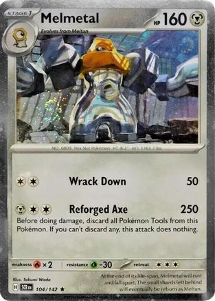 Melmetal - 104/142 (Cosmos Holo) 104 - [Miscellaneous Cards & Products] Holofoil