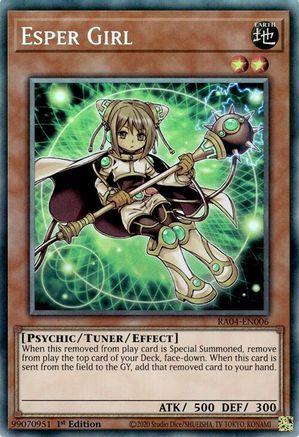 Esper Girl (PCR) (RA04-EN006) - Quarter Century Stampede 1st Edition