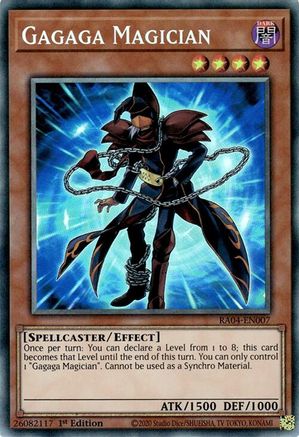 Gagaga Magician (CR) (RA04-EN007) - Quarter Century Stampede 1st Edition