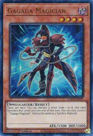 Gagaga Magician (UR) (RA04-EN007) - Quarter Century Stampede 1st Edition