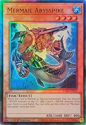 Mermail Abysspike (Ultimate Rare) (RA04-EN012) - Quarter Century Stampede 1st Edition