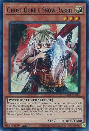 Ghost Ogre & Snow Rabbit (RA04-EN015) - Quarter Century Stampede 1st Edition