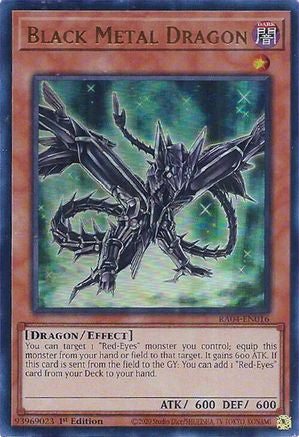 Black Metal Dragon (UR) (RA04-EN016) - Quarter Century Stampede 1st Edition