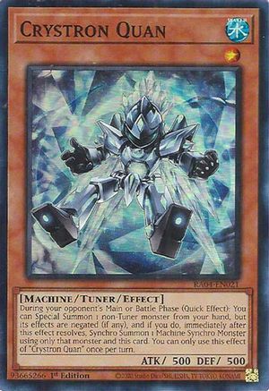 Crystron Quan (RA04-EN021) - Quarter Century Stampede