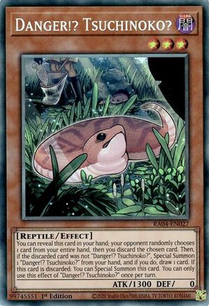 Danger!? Tsuchinoko? (CR) (RA04-EN027) - Quarter Century Stampede 1st Edition