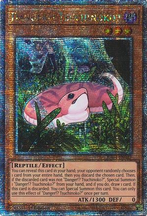 Danger!? Tsuchinoko? (Quarter Century Secret Rare) (RA04-EN027) - Quarter Century Stampede 1st Edition